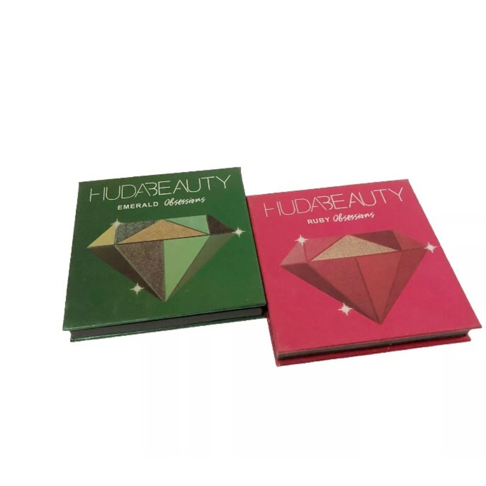 - 🌸New Huda Beauty Emerald Obsessions & Ruby Obsessions Eyeshadow Palette …